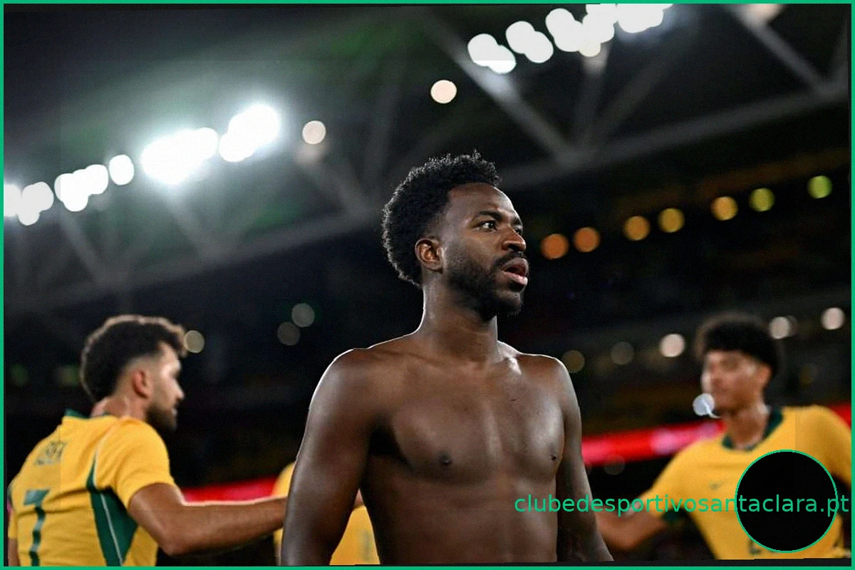 Preocupação dos adeptos do Real Madrid com Vinícius Júnior após jogo contra a Índia