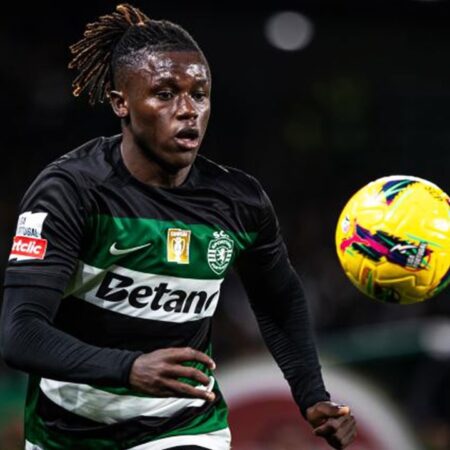 Extremo Sérgio Siza reforça formação do Sporting e elogia Quenda