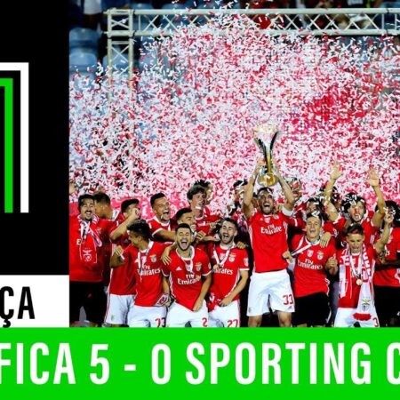 SL Benfica Levanta a Supertaça Cândido de Oliveira