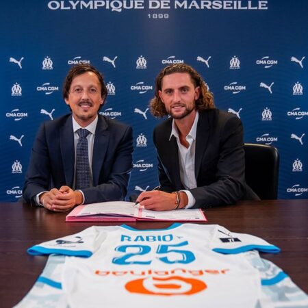 Marseille Confirma Colocação de Adrien Rabiot no Mercado