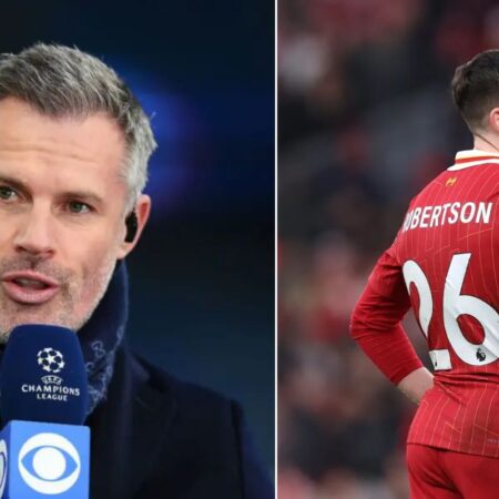Jamie Carragher Critica Desempenho ‘Muito Fraco’ de Jogador do Liverpool e Milos Kerkez