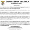 Benfica: Assembleia Geral Retomada, Sócios Rejeitam Relatório e Contas