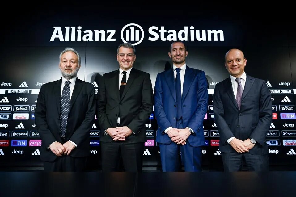 Preview Juventus Anuncia Novo Conselho de Administração: Comolli Entra, Scanavino e Chiellini Saem, Ferrero Confirmado