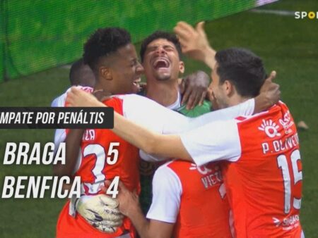 Empate a Duas Bolas na Pedreira no Duelo Entre SC Braga e SL Benfica