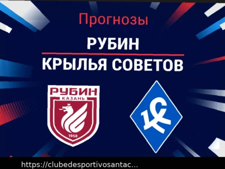Prognóstico: Krylia Sovetov x Rubin. Kazan vence pela terceira vez consecutiva.