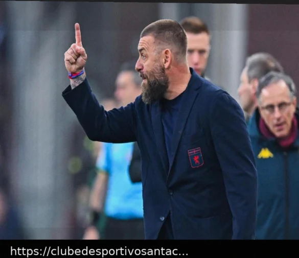 Genoa, De Rossi: “Verona momento cruciale della stagione, non sarà facile”