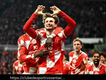 Mainz 05 Faz História: Primeira Vaga nas Quartas de Final Europeias Após Vitória por 2-0 (agregado) sobre o Sigma Olomouc