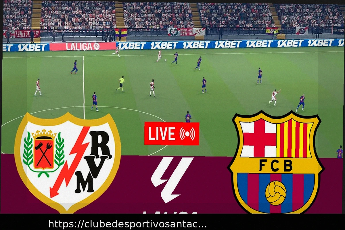 Preview La Liga ao Vivo: Barcelona x Rayo Vallecano – Gol de Cabeça de Araujo Abre o Placar