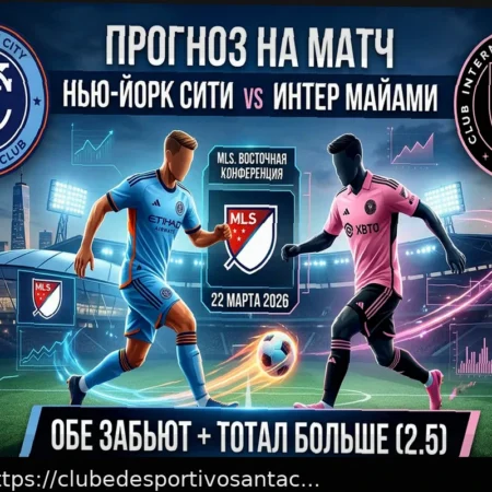 Previsão e Aposta no Placar Exato: New York City FC vs. Inter Miami CF (MLS, 22 de Março de 2026)