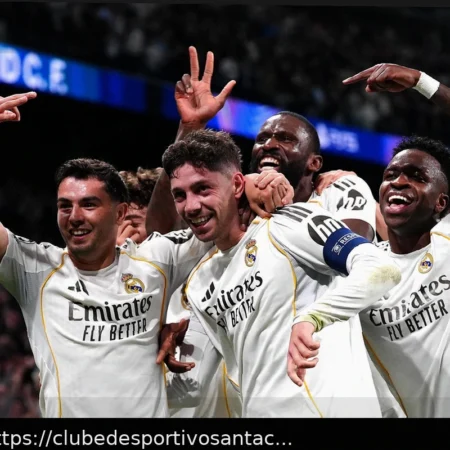 Liga dos Campeões: Real Madrid domina Manchester City com Valverde em destaque e garante grande vantagem