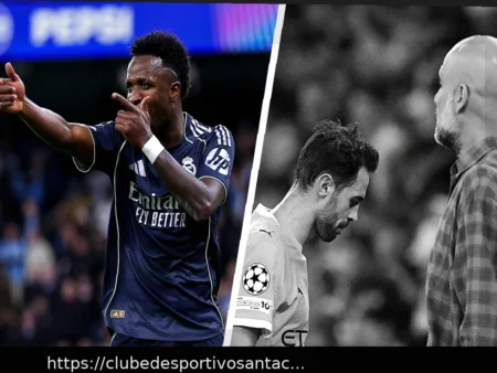 Manchester City-Real Madrid: Vinicius Brilha, Silva e Guardiola Impotentes – Os Tops e Flops da Partida