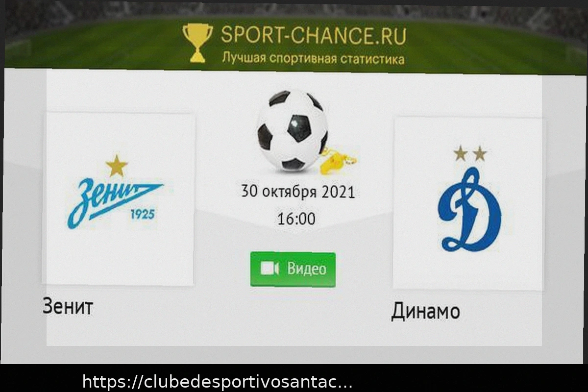 Preview Previsão para o Jogo Dínamo – Zenit: Vitória Certa dos Petersburguenses em Moscou