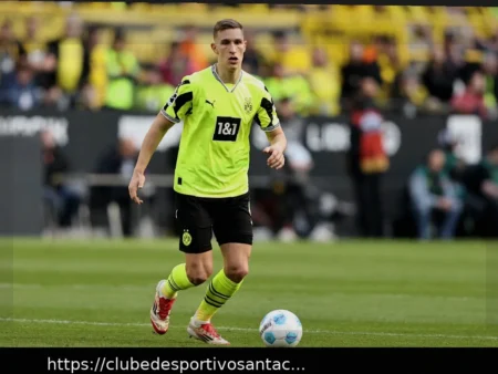 Nico Schlotterbeck Assina Novo Contrato de Longo Prazo com o Borussia Dortmund