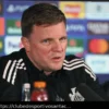 Liga dos Campeões: Eddie Howe Insiste que Newcastle Deve ‘Estar à Altura do Evento’ Contra o Barcelona