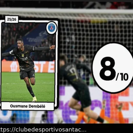 Les notes des Parisiens : Dembélé et Barcola décisifs, Vitinha coquin, Kvaratskhelia magique