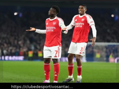 Premier League : Manchester City tenu en échec, Arsenal se détache au classement