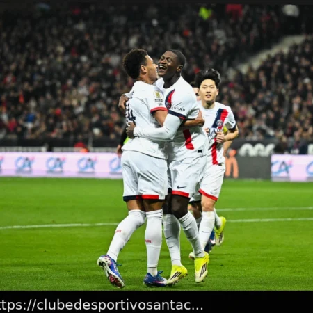 Nice x PSG: Nuno Mendes Decide com Gol de Pênalti e Assistência para Doué – Veja os Gols da Noite em Vídeo
