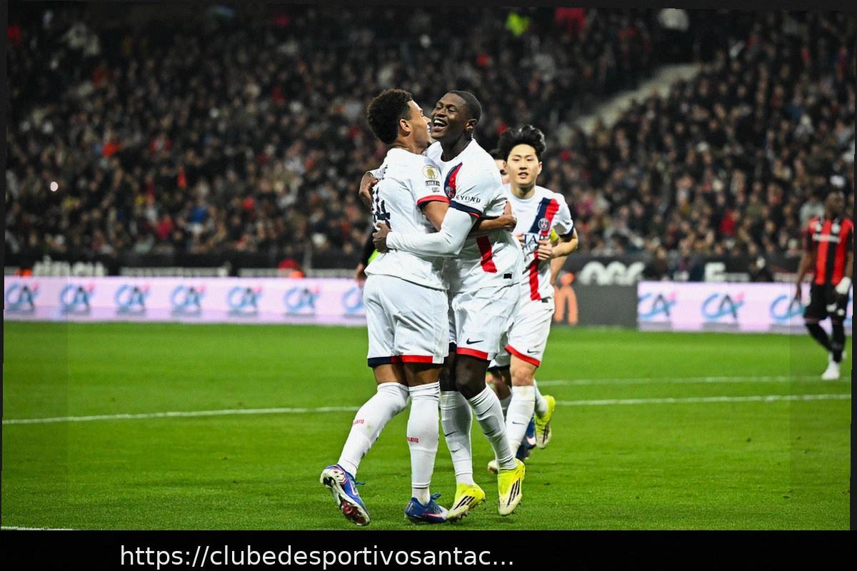 Preview Nice x PSG: Nuno Mendes Decide com Gol de Pênalti e Assistência para Doué – Veja os Gols da Noite em Vídeo