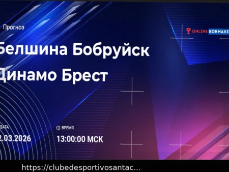Прогноз и Ставка: Белшина — Динамо-Брест (22 марта 2026)