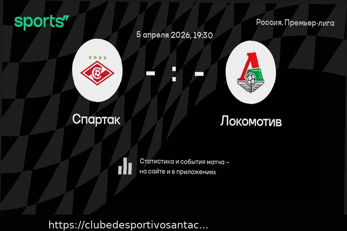 Preview Previsão e Aposta para Spartak vs Lokomotiv: Campeonato Russo 05.04.2026
