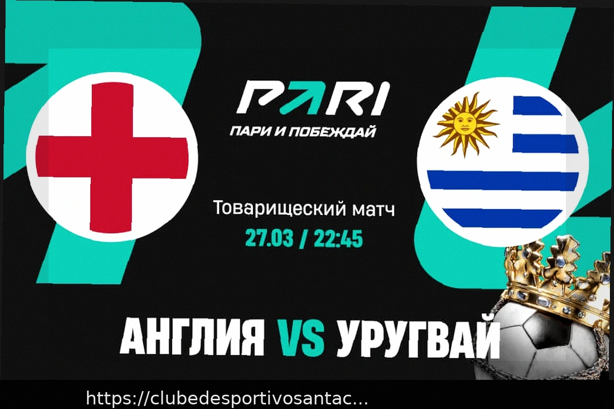 Preview Inglaterra x Uruguai: Prognóstico Analítico (27 de Março de 2026)