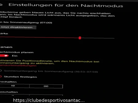 Problemas ao Agendar o Modo Noturno