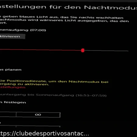 Problemas ao Agendar o Modo Noturno