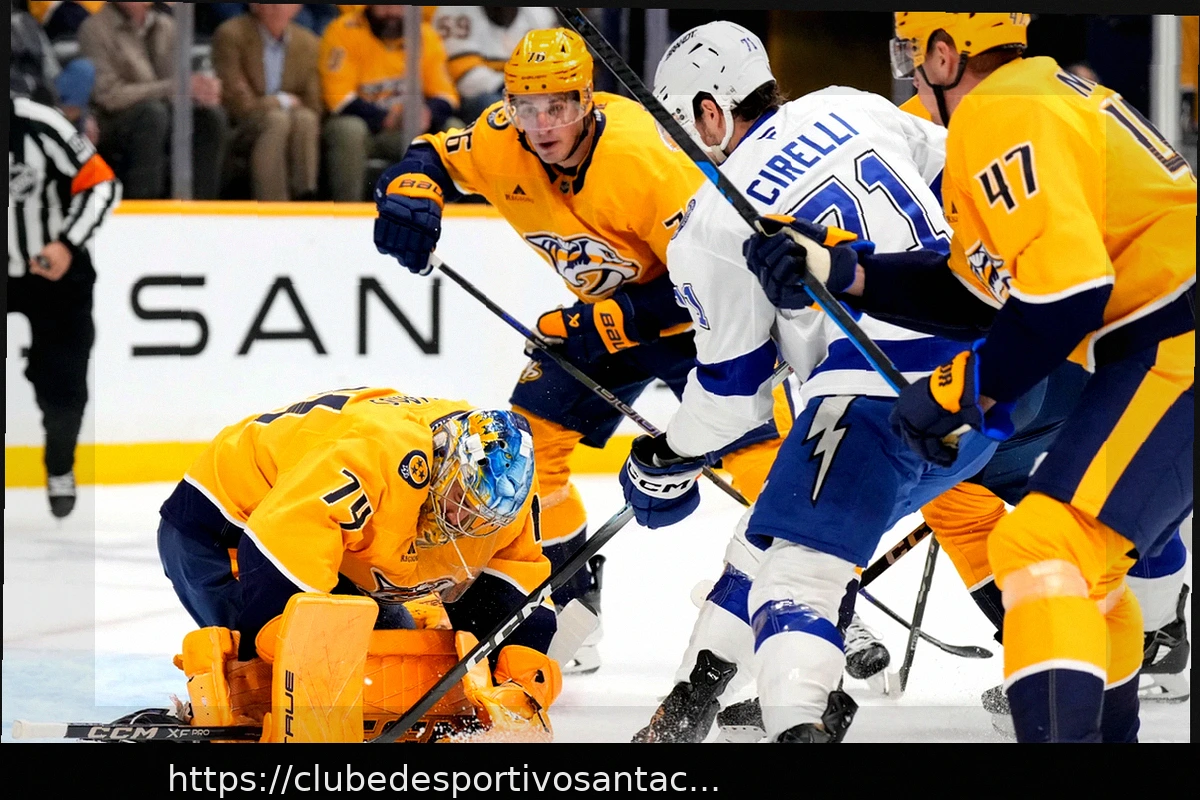 Preview Previsão NHL: Tampa Bay Lightning vs. Nashville Predators – Análise e Aposta para 30 de Março de 2026