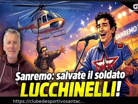 Lucchinelli em Sanremo: A Eletrizante História de um Prêmio, um ‘Resgate’ e uma Corrida Contra o Tempo