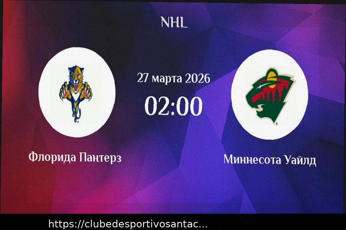 Preview Previsão de Aposta NHL: Florida Panthers vs Minnesota Wild – 27 de Março de 2026