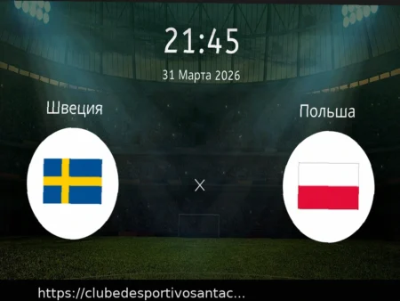 Suécia vs. Polônia: Previsão para 31 de Março de 2026