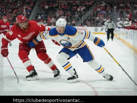 Previsão para o jogo da NHL: Buffalo Sabres vs Detroit Red Wings – 28 de Março de 2026