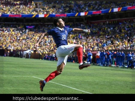 França 3 x 1 Colômbia: Doblete de Doué Garante Vitória Fácil dos Les Bleus
