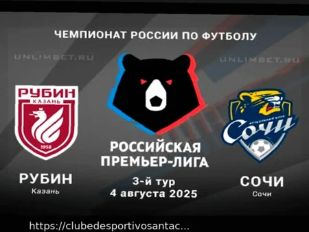 Prognóstico para Sochi vs Rubin: Campeonato Russo – 06/04/2026