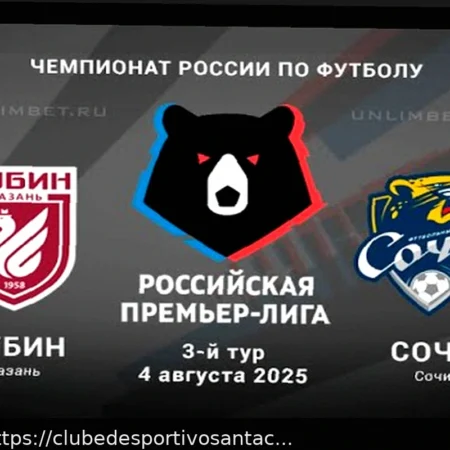 Prognóstico para Sochi vs Rubin: Campeonato Russo – 06/04/2026
