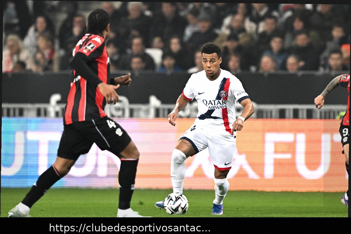 Preview Nice-PSG Ao Vivo: Paris Lidera com Vantagem Numérica e Tranquilidade