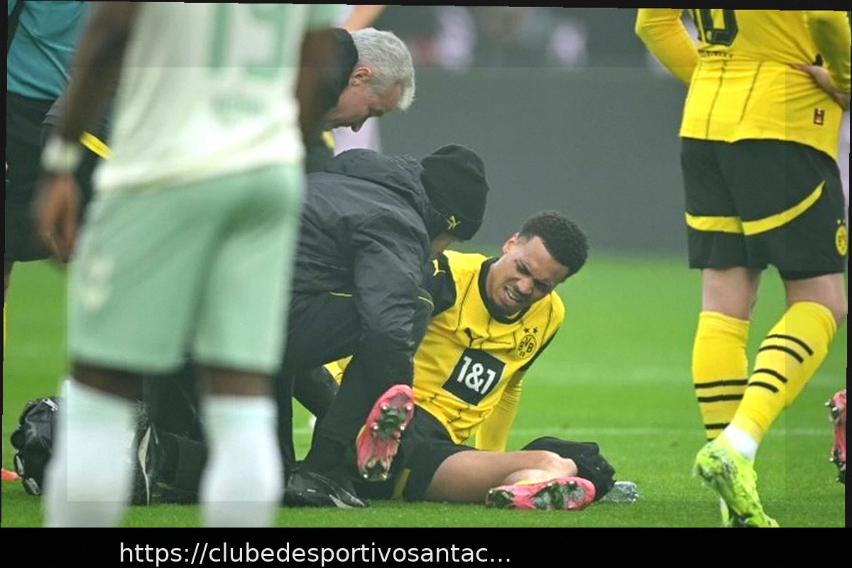 Preview Felix Nmecha do Borussia Dortmund fora de campo por lesão