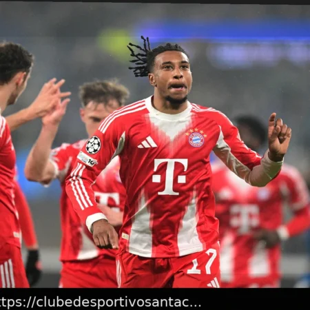 Liga dos Campeões: em vídeo, o golo delicioso de um imenso Michael Olise com o Bayern Munique