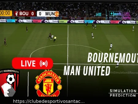 Cobertura Ao Vivo: Bournemouth vs Manchester United – Comentários, Atualizações em Tempo Real, Gols e Estatísticas