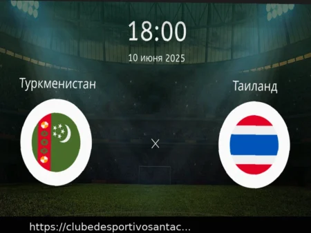 Previsão do Jogo da Copa da Ásia: Tailândia vs. Turcomenistão – 31 de Março de 2026
