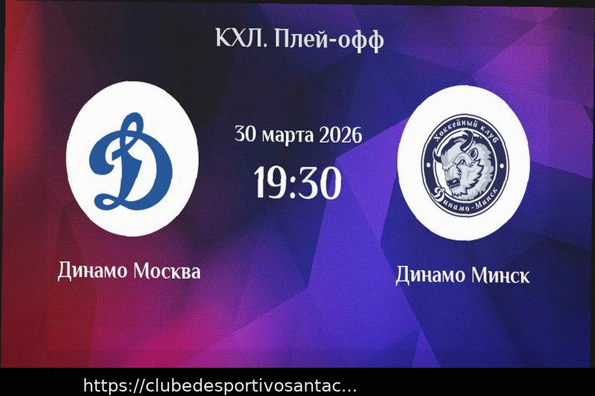Preview Previsão do Jogo: Dínamo Moscou vs Dínamo Minsk nos Playoffs da KHL (30 de Março)