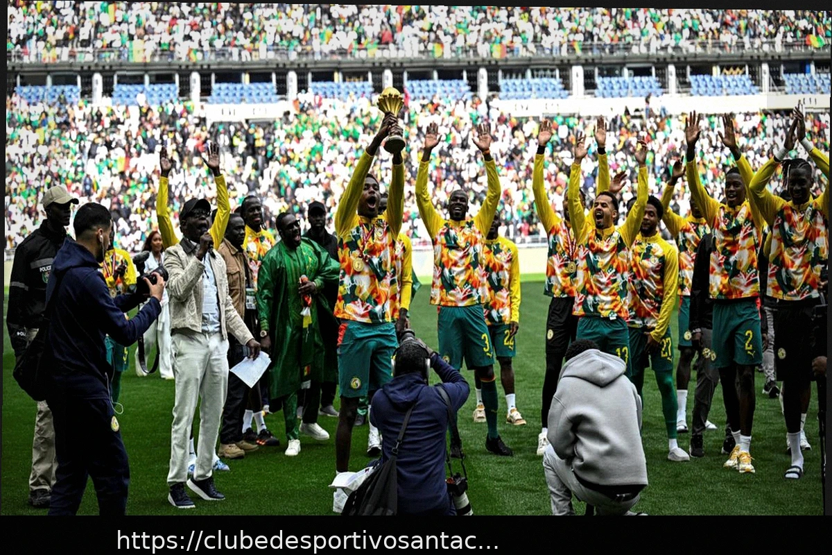 Preview Senegal Desfila o Troféu da CAN em Meio à Polêmica Reversão de Título