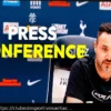 Roberto De Zerbi: &lsquo;Comecei com pouca sorte&rsquo; &ndash; Primeira conferência de imprensa de De Zerbi como treinador do Tottenham