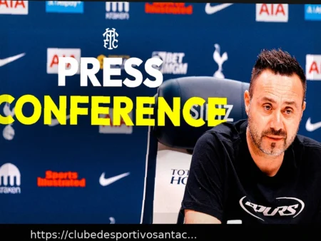 Roberto De Zerbi: &lsquo;Comecei com pouca sorte&rsquo; &ndash; Primeira conferência de imprensa de De Zerbi como treinador do Tottenham