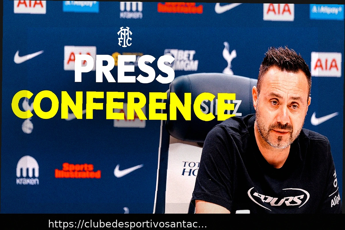 Preview Roberto De Zerbi: &lsquo;Comecei com pouca sorte&rsquo; &ndash; Primeira conferência de imprensa de De Zerbi como treinador do Tottenham
