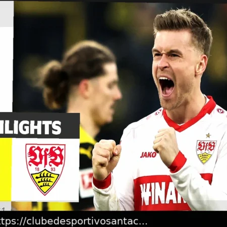 VfB Stuttgart 0-2 Borussia Dortmund – Vitória ‘Roubada’ com Gols Tardios de Julian Brandt e Karim Adeyemi