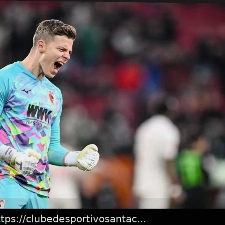 Augsburg celebra Finn Dahmen após jogo histórico na Bundesliga e vislumbra Copa do Mundo de 2026