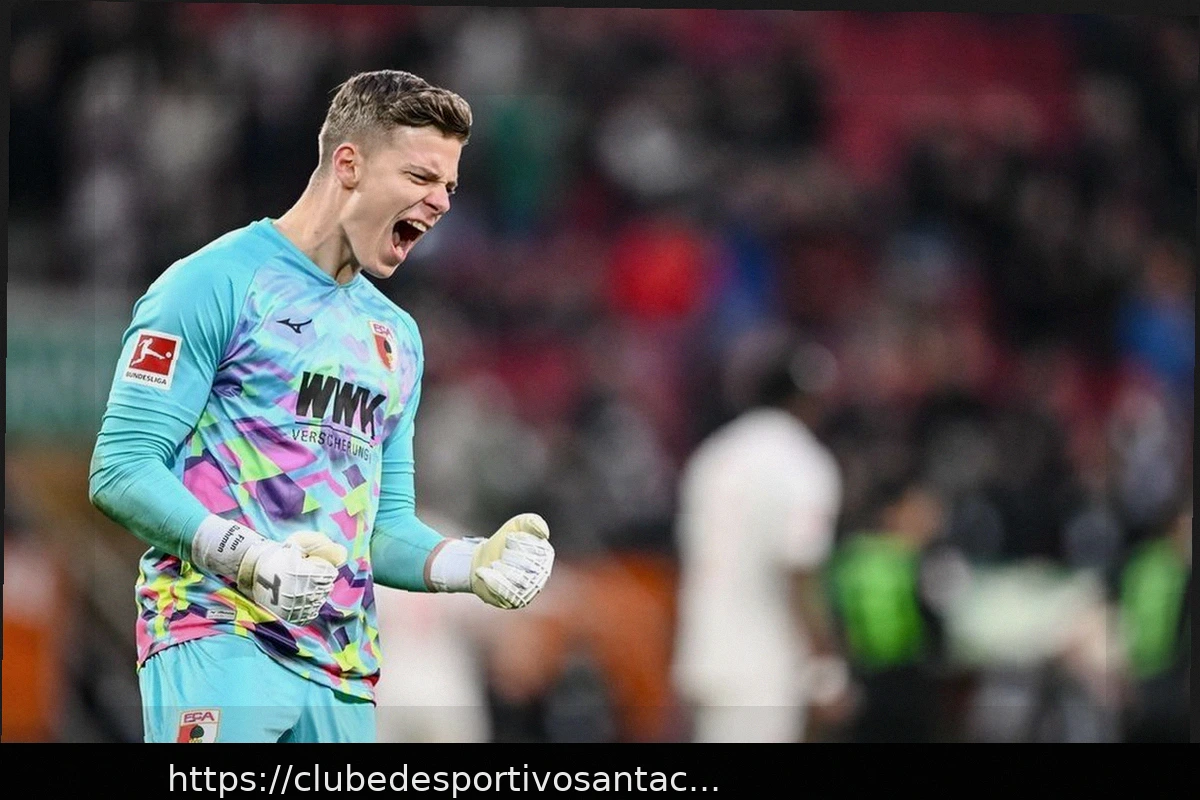 Preview Augsburg celebra Finn Dahmen após jogo histórico na Bundesliga e vislumbra Copa do Mundo de 2026