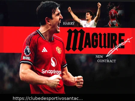 Harry Maguire Renova Contrato com Manchester United