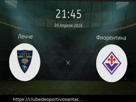 Прогноз на матч «Лечче» – «Фиорентина»